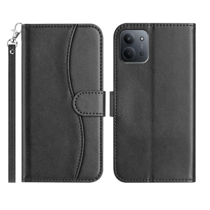 Funda de cuero plegable en forma de S para teléfono, For Redmi K90 Pro Max / Poco F8 Ultra, For Redmi K90 / Poco F8 Pro, For Redmi 15C 5G / 4G EU 173mm, For Redmi 15 5G / 4G EU 171mm, For Redmi 15C 5G / 4G Global 171mm, For Redmi Note 14 Pro 4G        ...