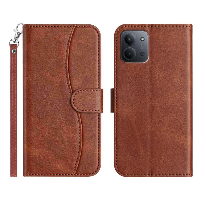 Funda de cuero plegable en forma de S para teléfono, For Redmi K90 Pro Max / Poco F8 Ultra, For Redmi K90 / Poco F8 Pro, For Redmi 15C 5G / 4G EU 173mm, For Redmi 15 5G / 4G EU 171mm, For Redmi 15C 5G / 4G Global 171mm, For Redmi Note 14 Pro 4G        ...