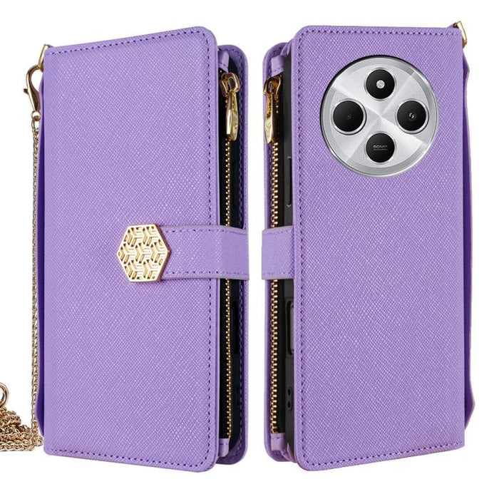 Funda para teléfono de cuero con textura cruzada y asa cruzada, For Redmi A7 Pro 171mm / Poco C85x 5G, For Redmi Turbo 5 Max 5G / Poco X8 Pro Max 5G, For Redmi Turbo 5 5G / Poco X8 Pro 5G, For Redmi K90 Pro Max 5G / Poco F8 Ultra                       ...
