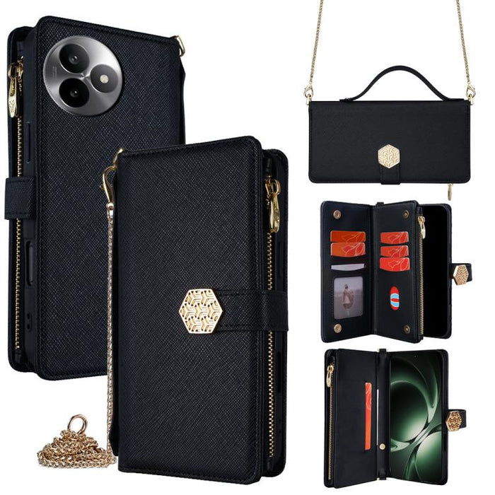 Funda para teléfono de cuero con textura cruzada y asa cruzada, For Redmi A7 Pro 171mm / Poco C85x 5G, For Redmi Turbo 5 Max 5G / Poco X8 Pro Max 5G, For Redmi Turbo 5 5G / Poco X8 Pro 5G, For Redmi K90 Pro Max 5G / Poco F8 Ultra                       ...