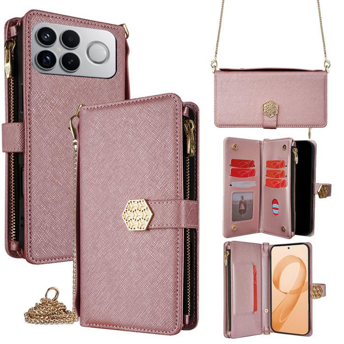 Funda para teléfono de cuero con textura cruzada y asa cruzada, For Redmi A7 Pro 171mm / Poco C85x 5G, For Redmi Turbo 5 Max 5G / Poco X8 Pro Max 5G, For Redmi Turbo 5 5G / Poco X8 Pro 5G, For Redmi K90 Pro Max 5G / Poco F8 Ultra                       ...