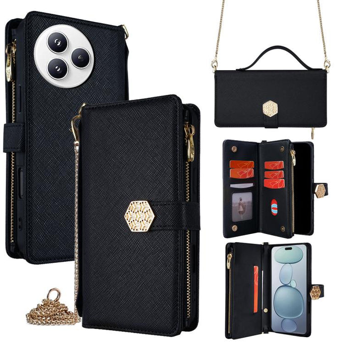 Funda para teléfono de cuero con textura cruzada y asa cruzada, For Xiaomi 17 Ultra, For Xiaomi 17 Pro Max, For Xiaomi 17 Pro, For Xiaomi 17, For Xiaomi Civi 5 Pro 5G, For Xiaomi 15 Ultra, For Xiaomi 14T Pro 5G, For Xiaomi 14T 5G