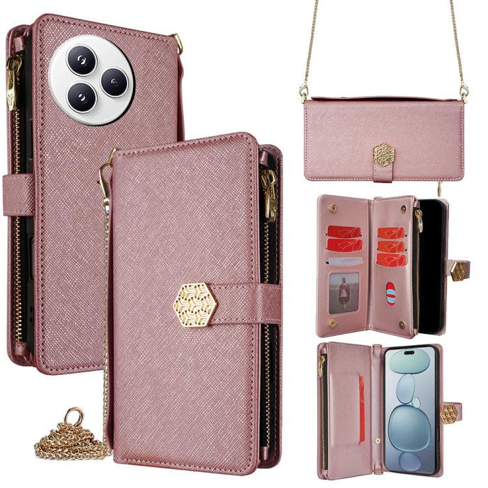 Funda para teléfono de cuero con textura cruzada y asa cruzada, For Xiaomi 17 Ultra, For Xiaomi 17 Pro Max, For Xiaomi 17 Pro, For Xiaomi 17, For Xiaomi Civi 5 Pro 5G, For Xiaomi 15 Ultra, For Xiaomi 14T Pro 5G, For Xiaomi 14T 5G