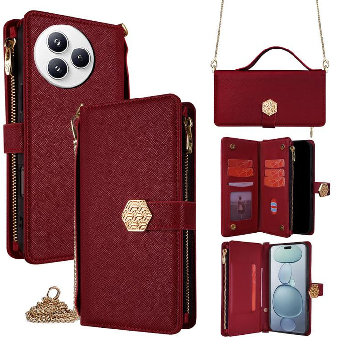 Funda para teléfono de cuero con textura cruzada y asa cruzada, For Xiaomi 17 Ultra, For Xiaomi 17 Pro Max, For Xiaomi 17 Pro, For Xiaomi 17, For Xiaomi Civi 5 Pro 5G, For Xiaomi 15 Ultra, For Xiaomi 14T Pro 5G, For Xiaomi 14T 5G
