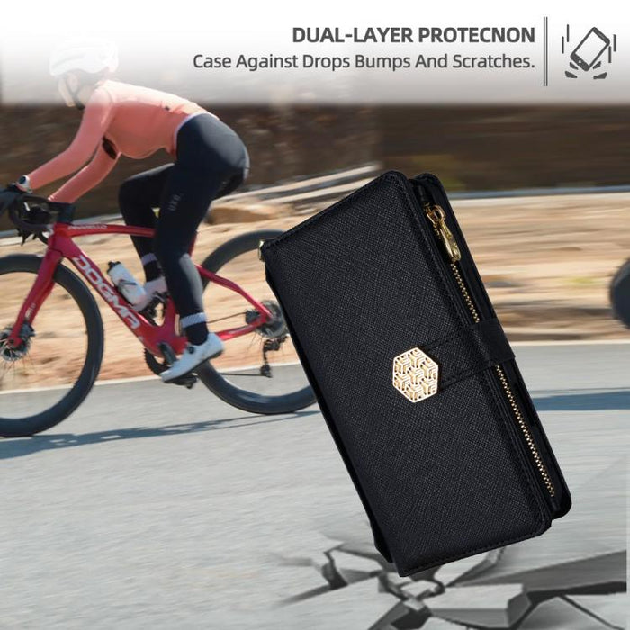 Funda para teléfono de cuero con textura cruzada y asa cruzada, For Xiaomi 17 Ultra, For Xiaomi 17 Pro Max, For Xiaomi 17 Pro, For Xiaomi 17, For Xiaomi Civi 5 Pro 5G, For Xiaomi 15 Ultra, For Xiaomi 14T Pro 5G, For Xiaomi 14T 5G