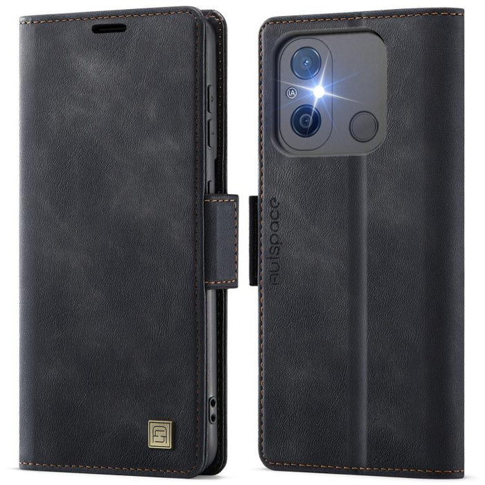 Funda de cuero para teléfono AutSpace A11 con hebilla lateral MagSafe magnética RFID, For Redmi A5 4G 173.3mm, For Redmi Note 14 4G 164.84mm, For Redmi 14C 5G, For Redmi Note 14 Pro 4G, For Redmi Note 14 4G 163.25mm, For Redmi Note 14 Pro 5G           ...