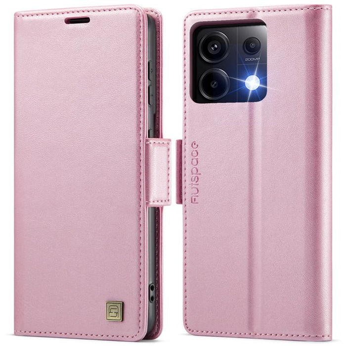 Funda de cuero para teléfono AutSpace A11 con hebilla lateral MagSafe magnética RFID, For Redmi A5 4G 173.3mm, For Redmi Note 14 4G 164.84mm, For Redmi 14C 5G, For Redmi Note 14 Pro 4G, For Redmi Note 14 4G 163.25mm, For Redmi Note 14 Pro 5G           ...
