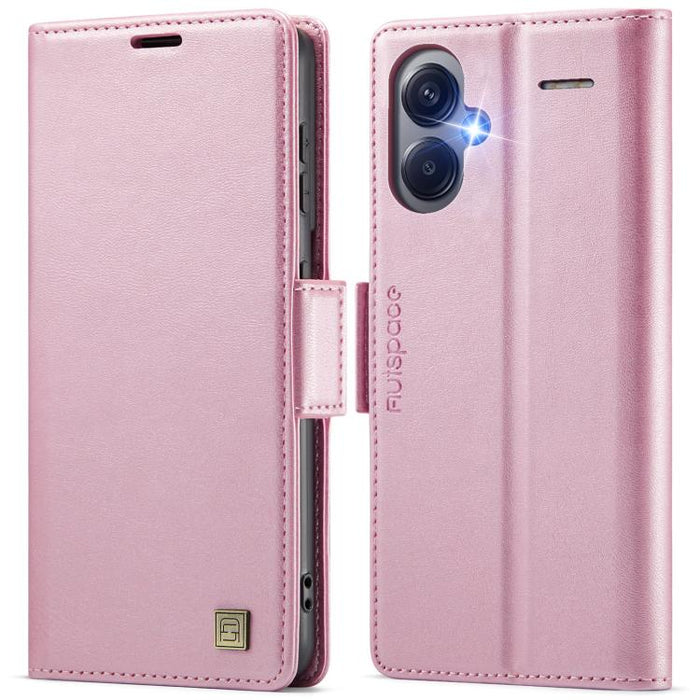 Funda de cuero para teléfono AutSpace A11 con hebilla lateral MagSafe magnética RFID, For Redmi A5 4G 173.3mm, For Redmi Note 14 4G 164.84mm, For Redmi 14C 5G, For Redmi Note 14 Pro 4G, For Redmi Note 14 4G 163.25mm, For Redmi Note 14 Pro 5G           ...