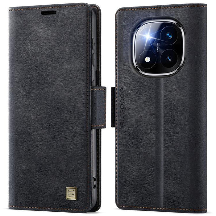 Funda de cuero para teléfono AutSpace A11 con hebilla lateral MagSafe magnética RFID, For Redmi A5 4G 173.3mm, For Redmi Note 14 4G 164.84mm, For Redmi 14C 5G, For Redmi Note 14 Pro 4G, For Redmi Note 14 4G 163.25mm, For Redmi Note 14 Pro 5G           ...