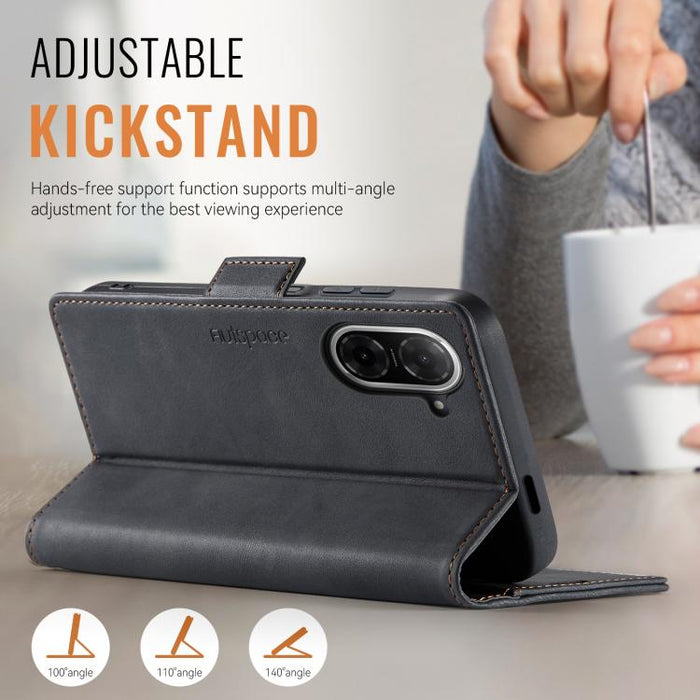 Funda de cuero para teléfono AutSpace A11 con hebilla lateral MagSafe magnética RFID, For Redmi A5 4G 173.3mm, For Redmi Note 14 4G 164.84mm, For Redmi 14C 5G, For Redmi Note 14 Pro 4G, For Redmi Note 14 4G 163.25mm, For Redmi Note 14 Pro 5G           ...