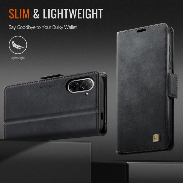 Funda de cuero para teléfono AutSpace A11 con hebilla lateral MagSafe magnética RFID, For Redmi A5 4G 173.3mm, For Redmi Note 14 4G 164.84mm, For Redmi 14C 5G, For Redmi Note 14 Pro 4G, For Redmi Note 14 4G 163.25mm, For Redmi Note 14 Pro 5G           ...