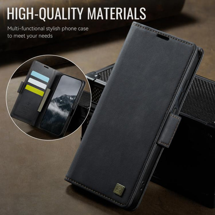 Funda de cuero para teléfono AutSpace A11 con hebilla lateral MagSafe magnética RFID, For Redmi A5 4G 173.3mm, For Redmi Note 14 4G 164.84mm, For Redmi 14C 5G, For Redmi Note 14 Pro 4G, For Redmi Note 14 4G 163.25mm, For Redmi Note 14 Pro 5G           ...