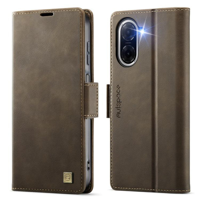 Funda de cuero para teléfono AutSpace A11 con hebilla lateral MagSafe magnética RFID, For Redmi A5 4G 173.3mm, For Redmi Note 14 4G 164.84mm, For Redmi 14C 5G, For Redmi Note 14 Pro 4G, For Redmi Note 14 4G 163.25mm, For Redmi Note 14 Pro 5G           ...