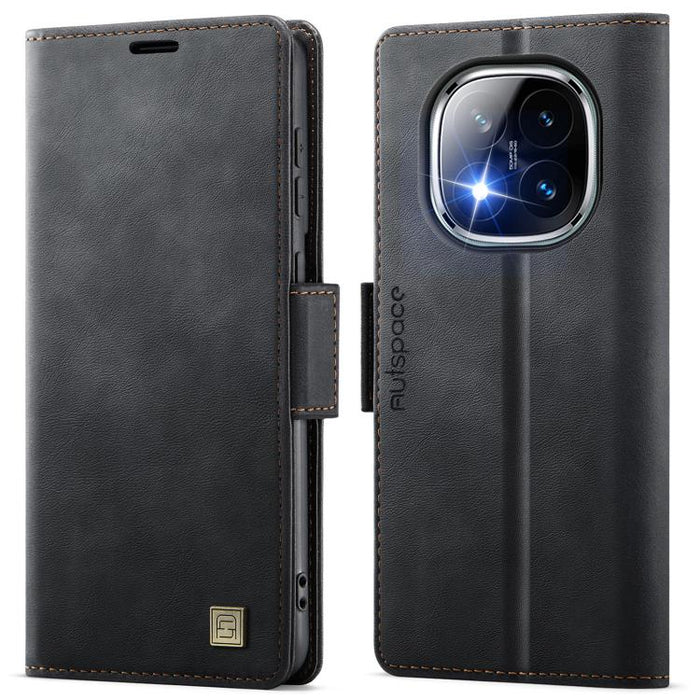 Funda de cuero para teléfono AutSpace A11 con hebilla lateral MagSafe magnética RFID, For Redmi A5 4G 173.3mm, For Redmi Note 14 4G 164.84mm, For Redmi 14C 5G, For Redmi Note 14 Pro 4G, For Redmi Note 14 4G 163.25mm, For Redmi Note 14 Pro 5G           ...