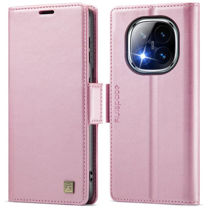 Funda de cuero para teléfono AutSpace A11 con hebilla lateral MagSafe magnética RFID, For Redmi A5 4G 173.3mm, For Redmi Note 14 4G 164.84mm, For Redmi 14C 5G, For Redmi Note 14 Pro 4G, For Redmi Note 14 4G 163.25mm, For Redmi Note 14 Pro 5G           ...