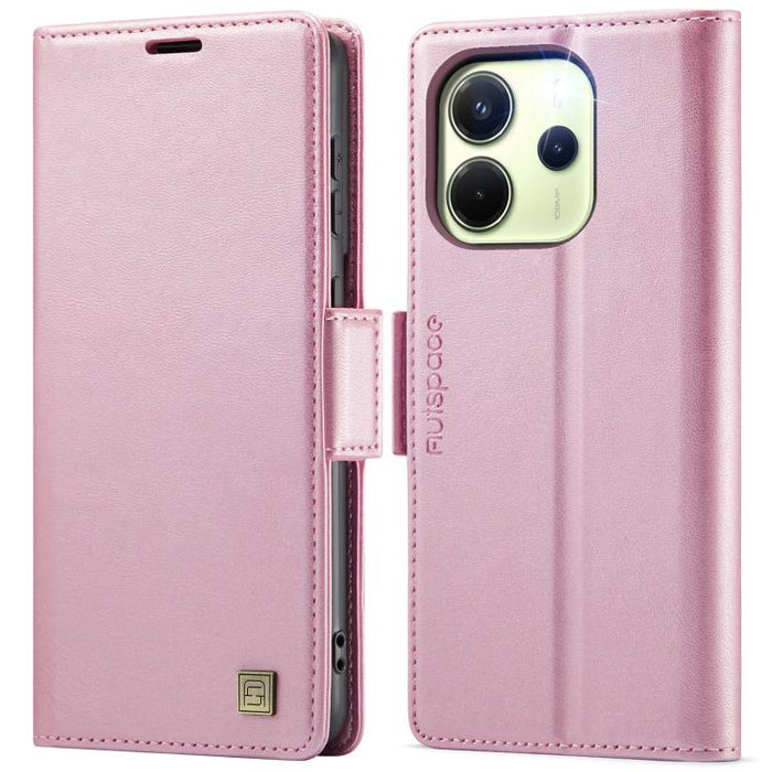 Funda de cuero para teléfono AutSpace A11 con hebilla lateral MagSafe magnética RFID, For Redmi A5 4G 173.3mm, For Redmi Note 14 4G 164.84mm, For Redmi 14C 5G, For Redmi Note 14 Pro 4G, For Redmi Note 14 4G 163.25mm, For Redmi Note 14 Pro 5G           ...