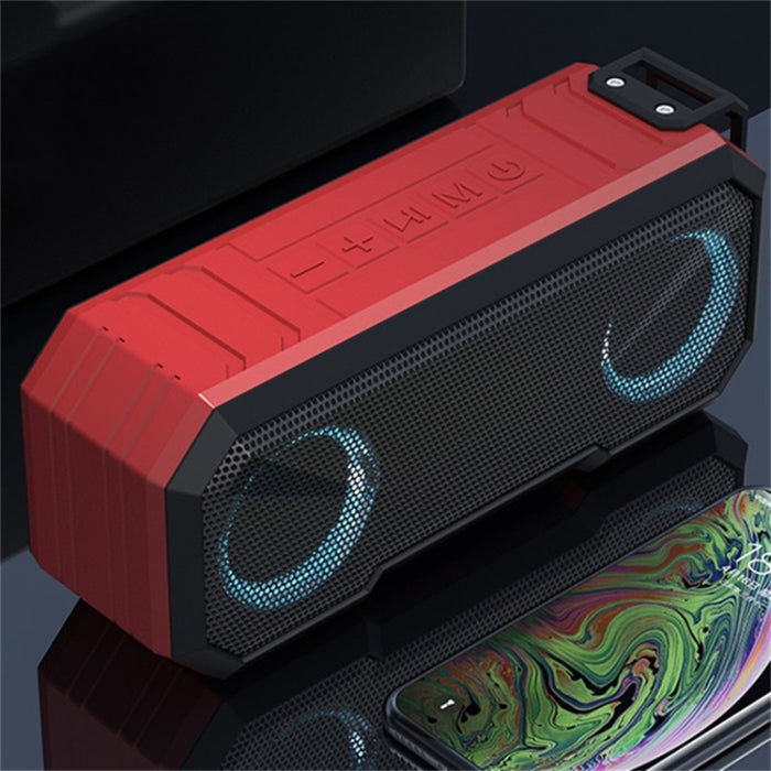 Altavoz Bluetooth inalámbrico X8 Subwoofer de luz de color impermeable IPX7