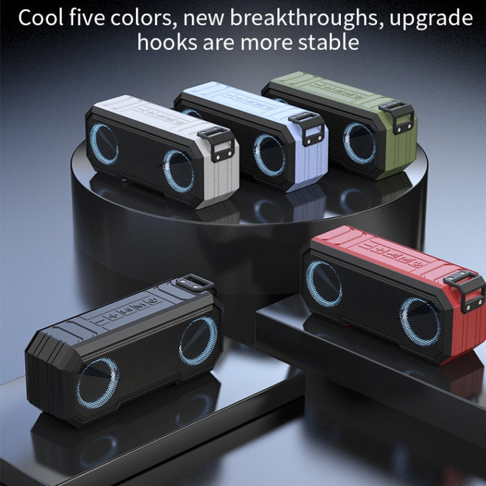Altavoz Bluetooth inalámbrico X8 Subwoofer de luz de color impermeable IPX7