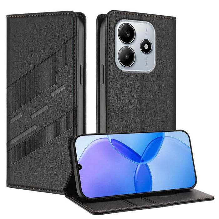 Cartera multifuncional con relieve y funda de cuero estilo retro para teléfono, For Redmi 15 5G Global / 15 4G SEA, For Redmi 15 5G / 4G EU 171mm, For Redmi 15C 5G / 4G Global 171mm, For Redmi A5 4G 173.3mm, For Redmi A5 4G 171.7mm / Poco C71          ...