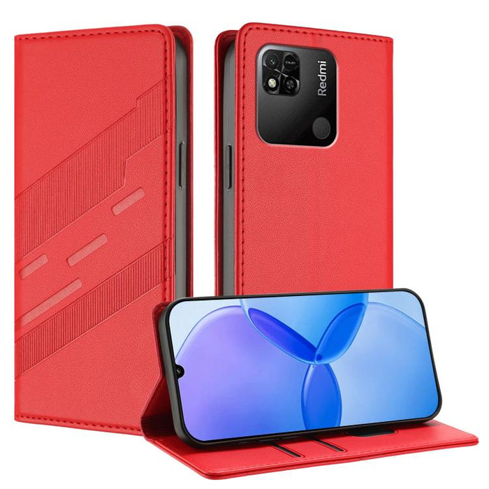 Cartera multifuncional con relieve y funda de cuero estilo retro para teléfono, For Redmi K50 Ultra, For Redmi Note 11 Global, For Redmi 10 5G, For Redmi 10A / 9C, For Redmi 10C, For Redmi 12, For Redmi Note 11 Pro Global, For Redmi 10 4G              ...