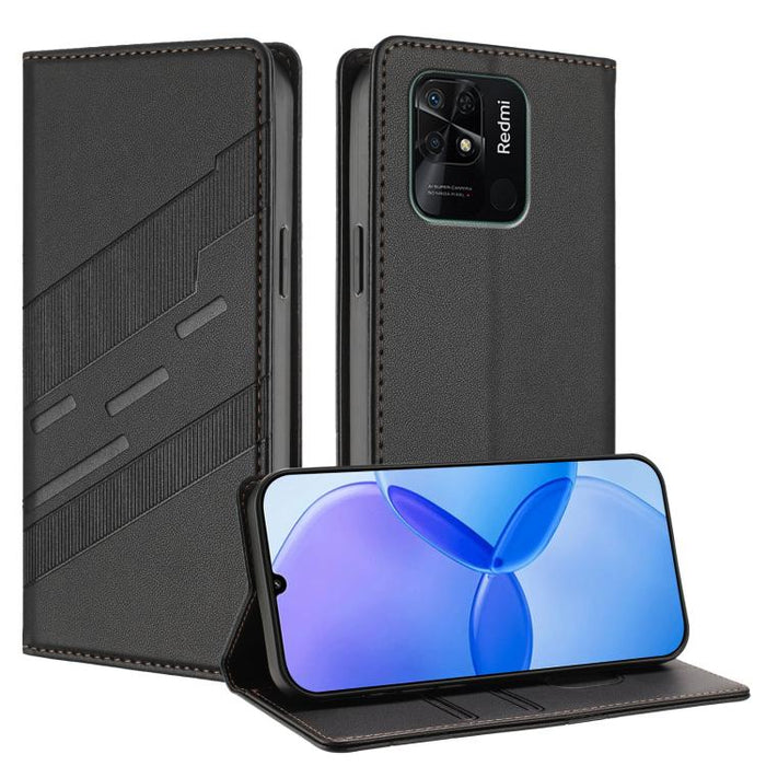 Cartera multifuncional con relieve y funda de cuero estilo retro para teléfono, For Redmi K50 Ultra, For Redmi Note 11 Global, For Redmi 10 5G, For Redmi 10A / 9C, For Redmi 10C, For Redmi 12, For Redmi Note 11 Pro Global, For Redmi 10 4G              ...
