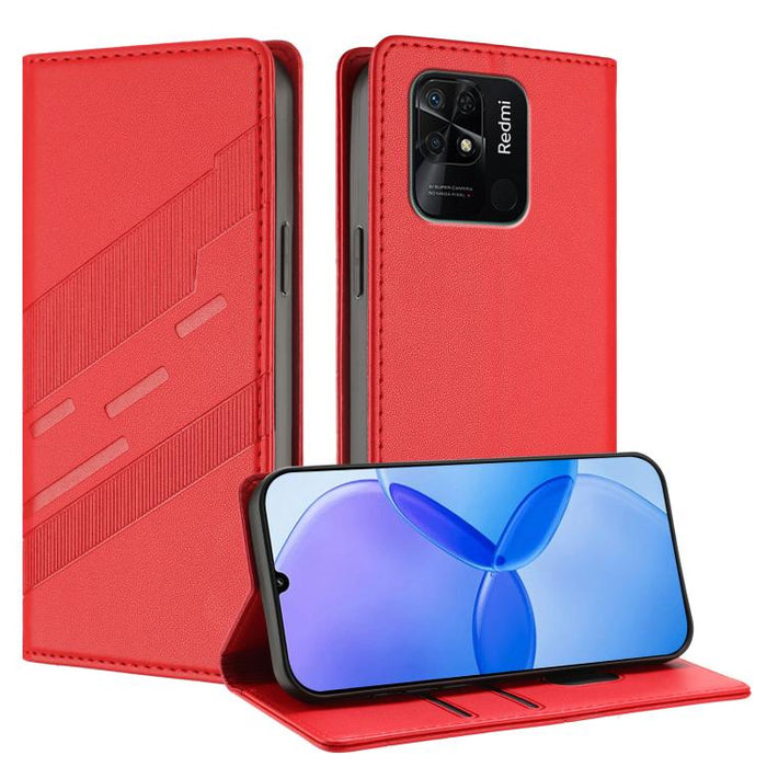 Cartera multifuncional con relieve y funda de cuero estilo retro para teléfono, For Redmi K50 Ultra, For Redmi Note 11 Global, For Redmi 10 5G, For Redmi 10A / 9C, For Redmi 10C, For Redmi 12, For Redmi Note 11 Pro Global, For Redmi 10 4G              ...