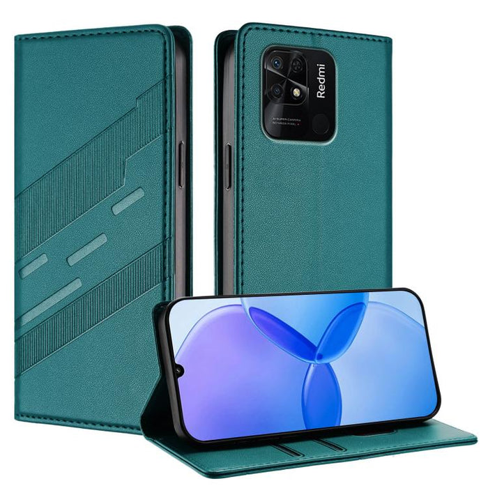 Cartera multifuncional con relieve y funda de cuero estilo retro para teléfono, For Redmi K50 Ultra, For Redmi Note 11 Global, For Redmi 10 5G, For Redmi 10A / 9C, For Redmi 10C, For Redmi 12, For Redmi Note 11 Pro Global, For Redmi 10 4G              ...
