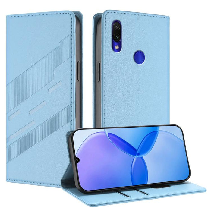 Cartera multifuncional con relieve y funda de cuero estilo retro para teléfono, For Redmi 9T, For Redmi Note 9T, For Redmi Note 9, For Redmi Note 9 Pro, For Redmi Note 8, For Redmi Note 8 Pro, For Redmi Note 7 Pro