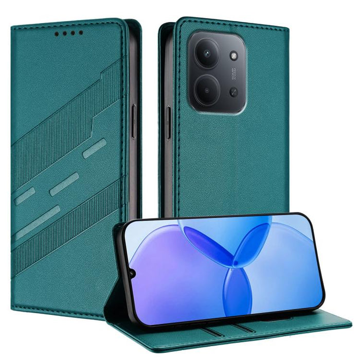 Cartera multifuncional con relieve y funda de cuero estilo retro para teléfono, For Redmi 15a 5G Global, For Redmi A7 Pro 4G Global 171mm, For Redmi Turbo 5 Max / Poco X8 Pro Max 5G, For Redmi Turbo 5 5G / Poco X8 Pro 5G                                ...