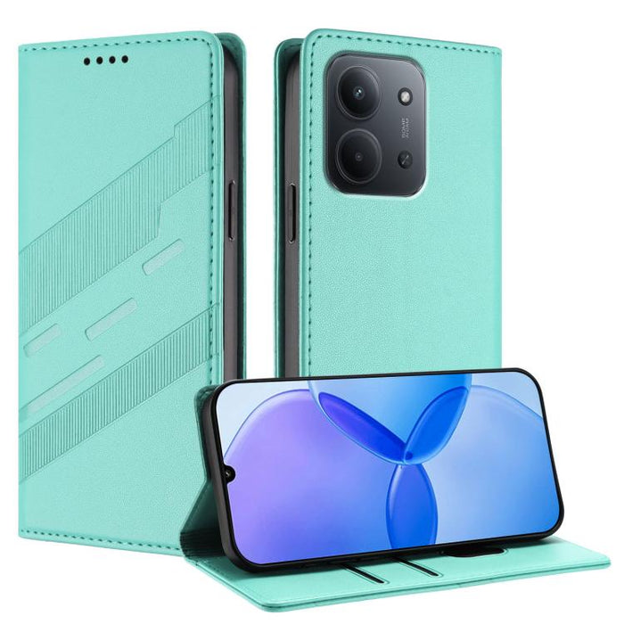 Cartera multifuncional con relieve y funda de cuero estilo retro para teléfono, For Redmi 15a 5G Global, For Redmi A7 Pro 4G Global 171mm, For Redmi Turbo 5 Max / Poco X8 Pro Max 5G, For Redmi Turbo 5 5G / Poco X8 Pro 5G                                ...