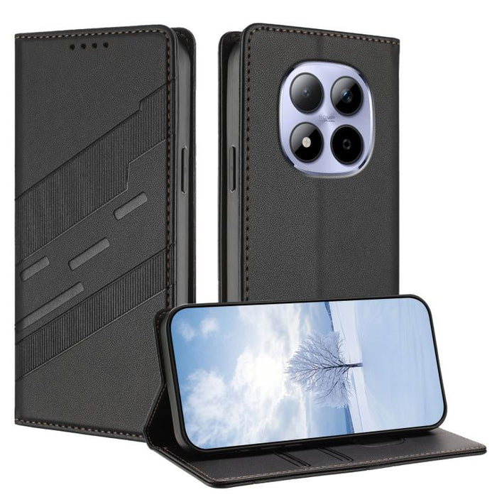 Cartera multifuncional con relieve y funda de cuero estilo retro para teléfono, For Redmi 15a 5G Global, For Redmi A7 Pro 4G Global 171mm, For Redmi Turbo 5 Max / Poco X8 Pro Max 5G, For Redmi Turbo 5 5G / Poco X8 Pro 5G                                ...