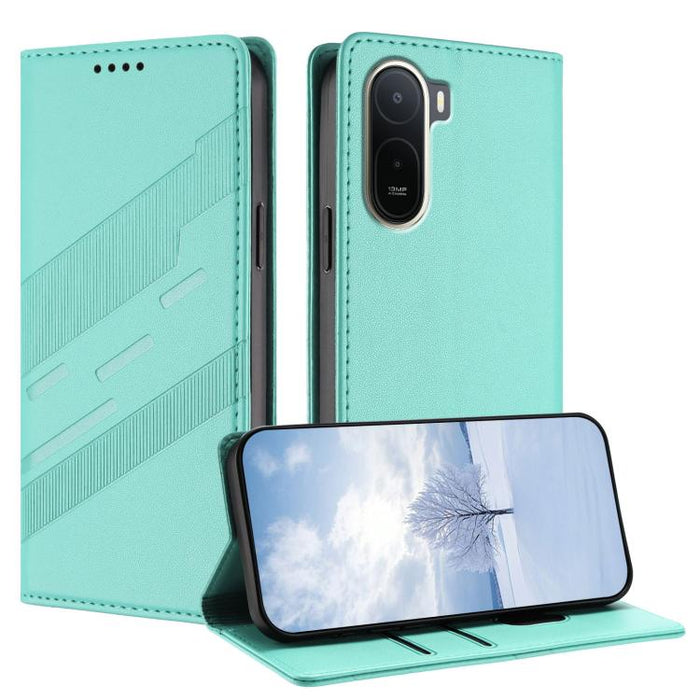 Cartera multifuncional con relieve y funda de cuero estilo retro para teléfono, For Redmi 15a 5G Global, For Redmi A7 Pro 4G Global 171mm, For Redmi Turbo 5 Max / Poco X8 Pro Max 5G, For Redmi Turbo 5 5G / Poco X8 Pro 5G                                ...