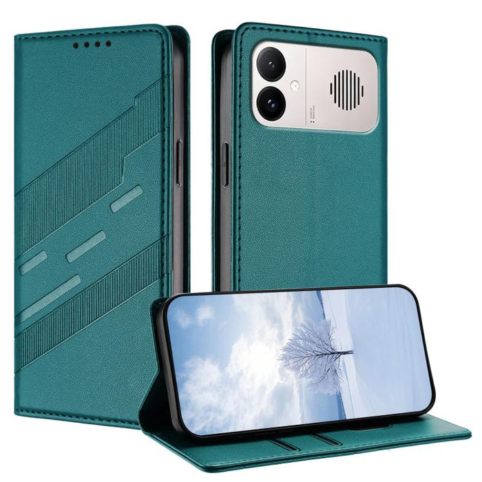 Cartera multifuncional con relieve y funda de cuero estilo retro para teléfono, For Redmi 15a 5G Global, For Redmi A7 Pro 4G Global 171mm, For Redmi Turbo 5 Max / Poco X8 Pro Max 5G, For Redmi Turbo 5 5G / Poco X8 Pro 5G                                ...