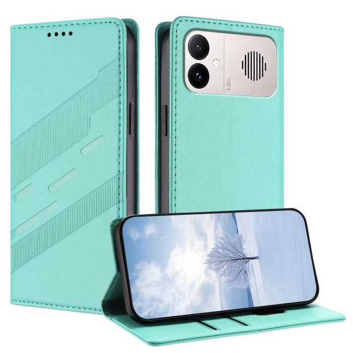 Cartera multifuncional con relieve y funda de cuero estilo retro para teléfono, For Redmi 15a 5G Global, For Redmi A7 Pro 4G Global 171mm, For Redmi Turbo 5 Max / Poco X8 Pro Max 5G, For Redmi Turbo 5 5G / Poco X8 Pro 5G                                ...