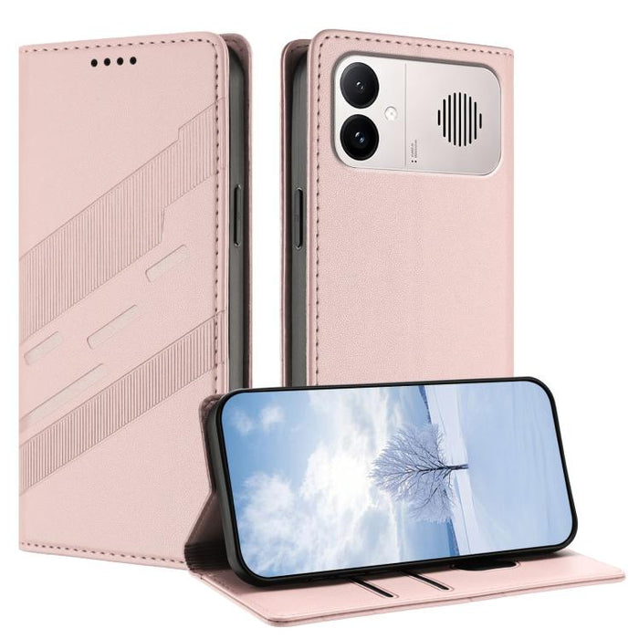 Cartera multifuncional con relieve y funda de cuero estilo retro para teléfono, For Redmi 15a 5G Global, For Redmi A7 Pro 4G Global 171mm, For Redmi Turbo 5 Max / Poco X8 Pro Max 5G, For Redmi Turbo 5 5G / Poco X8 Pro 5G                                ...