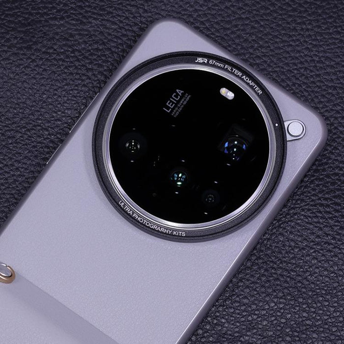 Anillo adaptador de lente de cámara de aluminio JSR para funda de teléfono, For Xiaomi 15 Ultra Gilded Gray