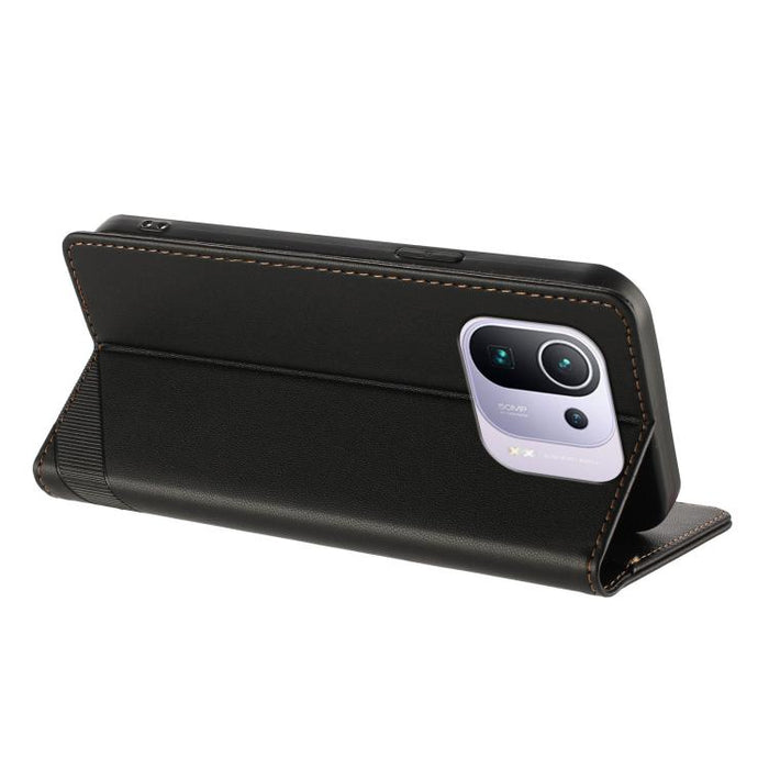 Cartera multifuncional con relieve y funda de cuero estilo retro para teléfono, For Xiaomi Mi 11 Pro