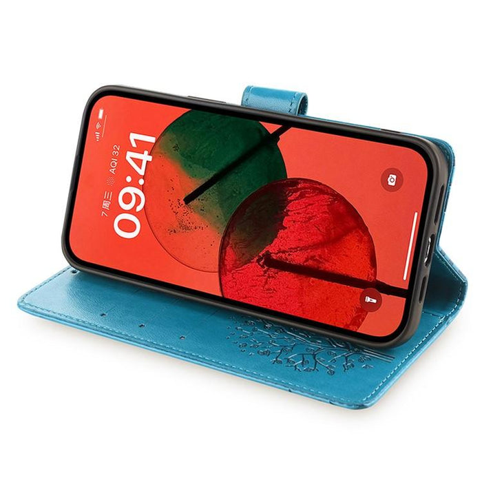 Funda de teléfono de cuero con relieve de árbol y ciervo, For Redmi A7 Pro 171mm / Poco C85x 5G, For Redmi Turbo 5 Max 5G / Poco X8 Pro Max 5G, For Redmi Turbo 5 5G / Poco X8 Pro 5G, For Redmi K90 Pro Max / Poco F8 Ultra, For Redmi Note 15 Pro 4G 163.3...