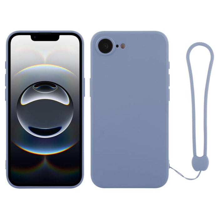 Silicone Phone Case with Wrist Strap, For iPhone 17e / 16e