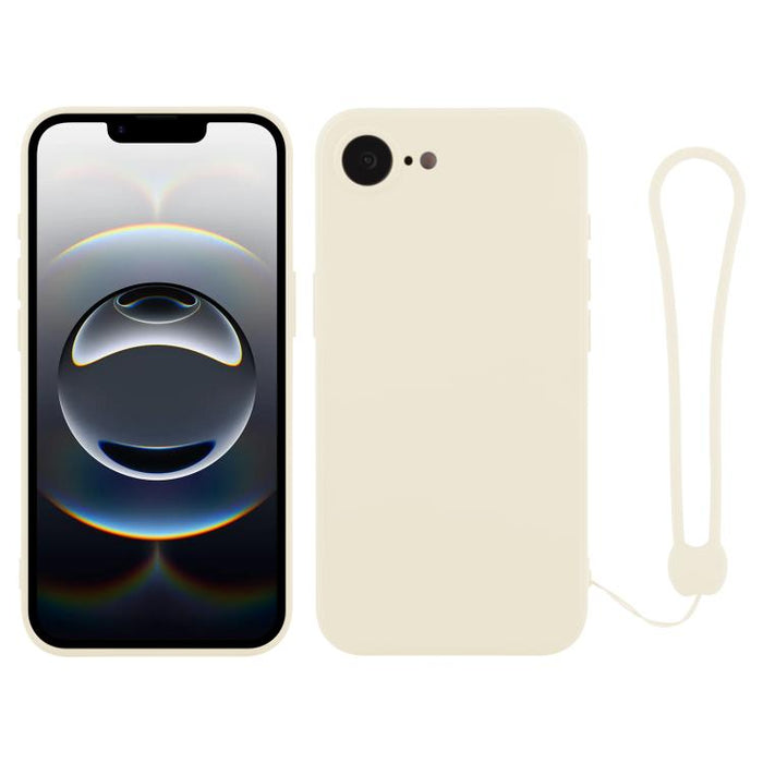 Silicone Phone Case with Wrist Strap, For iPhone 17e / 16e