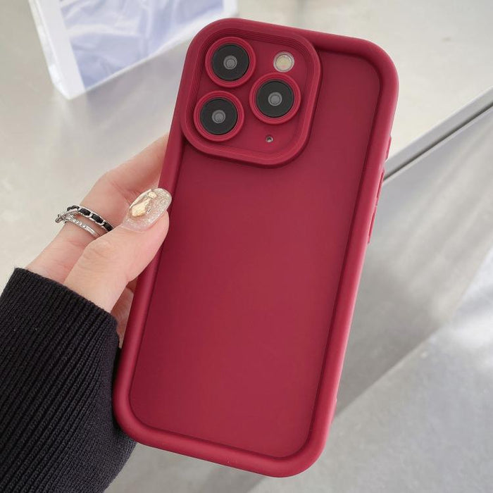Shockproof Frame Frosted Precise Hole TPU Phone Case, For iPhone 11 Pro Max, For iPhone 11, For iPhone 11 Pro, For iPhone X / XS, For iPhone XR, For iPhone XS Max, For iPhone 8 Plus / 7 Plus