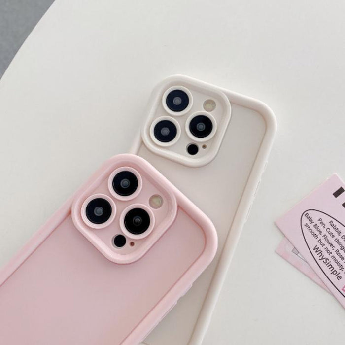Shockproof Frame Frosted Precise Hole TPU Phone Case, For iPhone 11 Pro Max, For iPhone 11, For iPhone 11 Pro, For iPhone X / XS, For iPhone XR, For iPhone XS Max, For iPhone 8 Plus / 7 Plus