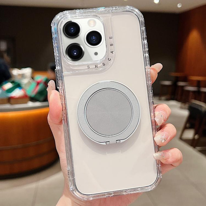 Dreamland Transparent MagSafe Holder Phone Case, For iPhone 13 Pro Max, For iPhone 13 Pro, For iPhone 13, For iPhone 12 / 12 Pro, For iPhone 12 Pro Max, For iPhone 11 Pro Max, For iPhone 11