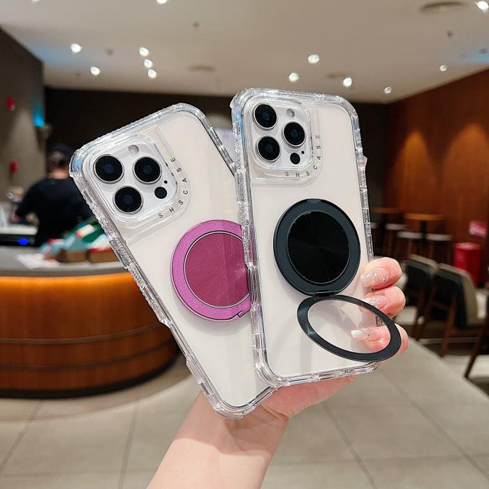 Dreamland Transparent MagSafe Holder Phone Case, For iPhone 13 Pro Max, For iPhone 13 Pro, For iPhone 13, For iPhone 12 / 12 Pro, For iPhone 12 Pro Max, For iPhone 11 Pro Max, For iPhone 11