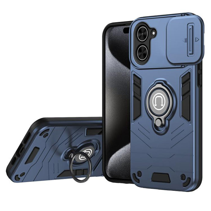 Funda para teléfono Camshield con soporte de anillo, For Redmi 15C 5G / 4G Global 171mm / Poco C85 4G, For Xiaomi 15T Pro 5G, For Xiaomi 15T 5G, For Xiaomi Poco C71 / Redmi A5 4G 171.7mm, For Xiaomi Poco X7 Pro