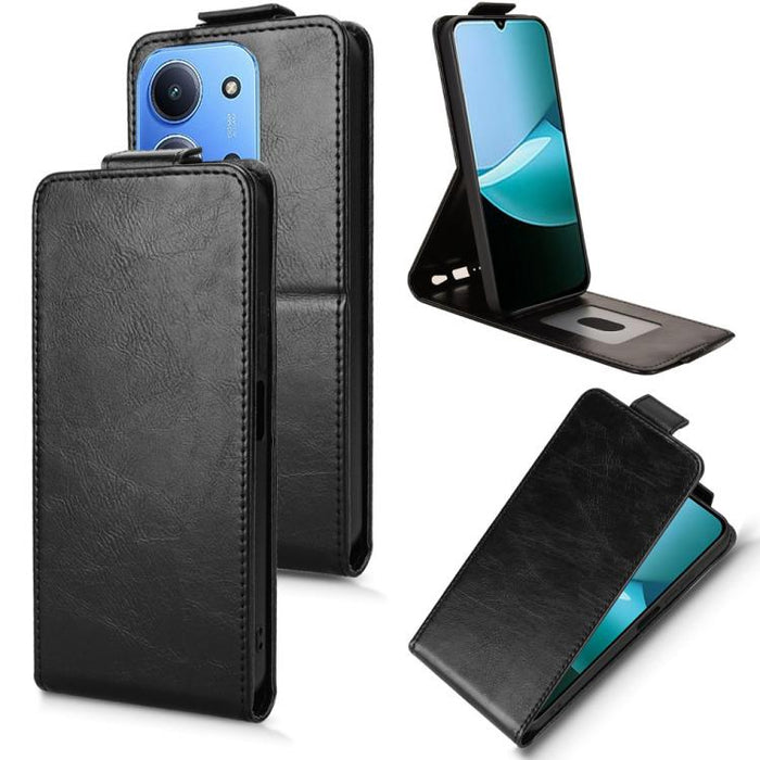 Funda de cuero magnética vertical con tapa abatible y hebilla, For Redmi A7 Pro 171mm / Poco C85x 5G, For Redmi 15a 5G / R70 5G / R70m 5G, For Redmi Turbo 5 Max 5G / Poco X8 Pro Max 5G, For Xiaomi Poco X8 Pro / Redmi Turbo 5                            ...