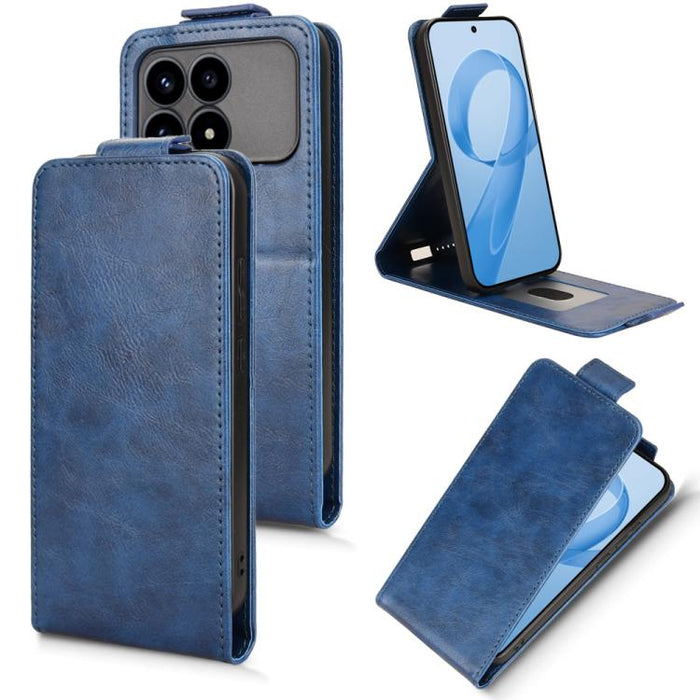 Funda de cuero magnética vertical con tapa abatible y hebilla, For Redmi A7 Pro 171mm / Poco C85x 5G, For Redmi 15a 5G / R70 5G / R70m 5G, For Redmi Turbo 5 Max 5G / Poco X8 Pro Max 5G, For Xiaomi Poco X8 Pro / Redmi Turbo 5                            ...