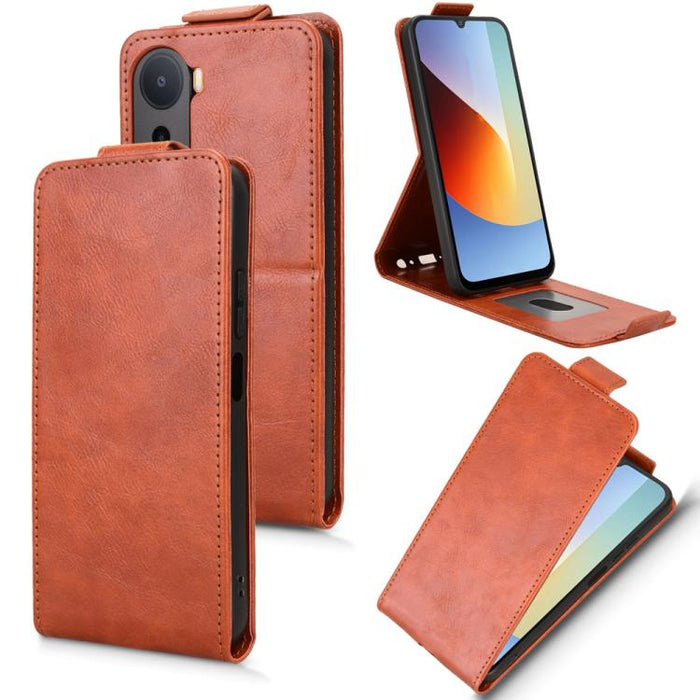 Funda de cuero magnética vertical con tapa abatible y hebilla, For Redmi A7 Pro 171mm / Poco C85x 5G, For Redmi 15a 5G / R70 5G / R70m 5G, For Redmi Turbo 5 Max 5G / Poco X8 Pro Max 5G, For Xiaomi Poco X8 Pro / Redmi Turbo 5                            ...