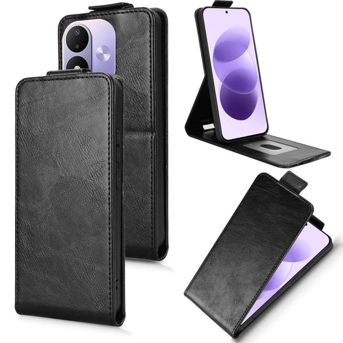 Funda de cuero magnética vertical con tapa abatible y hebilla, For Redmi A7 Pro 171mm / Poco C85x 5G, For Redmi 15a 5G / R70 5G / R70m 5G, For Redmi Turbo 5 Max 5G / Poco X8 Pro Max 5G, For Xiaomi Poco X8 Pro / Redmi Turbo 5                            ...