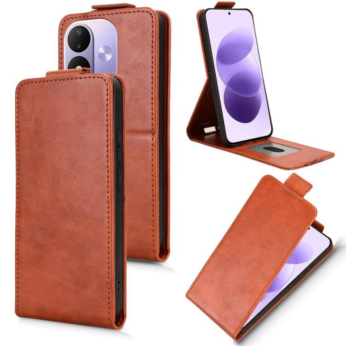 Funda de cuero magnética vertical con tapa abatible y hebilla, For Redmi A7 Pro 171mm / Poco C85x 5G, For Redmi 15a 5G / R70 5G / R70m 5G, For Redmi Turbo 5 Max 5G / Poco X8 Pro Max 5G, For Xiaomi Poco X8 Pro / Redmi Turbo 5                            ...